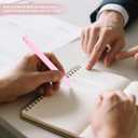 Bulk Pens -50-Pack Black Ink Pens - 1.0mm Medium Nib, Smooth Writing Non-Bleeding Ballpoint Pens, Retractable Click Pens (Black Ink)