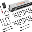 Donner DP-Z 9V Guitar Pedal Power Supply 11 Isolated DC Output with USB Port for 9V/12V/18V Effect Pedal DC 18v 2000m Input