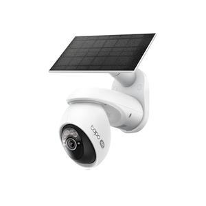 Tapo 4K Outdoor Pan/Tilt Wireless Security Camera - Battery with Solar Charging, 360° Motion Track, 24/7 Capture, Person/Vehicle Detection, Subscription-Free Local Storage or Optional Cloud, C660 KIT