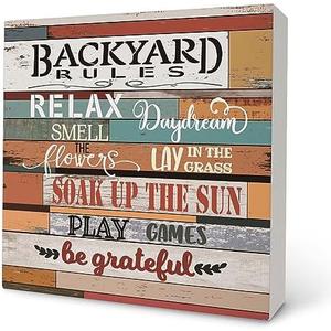 TQ1057-CKMH Decorative Signs Plaques, Set Of 2