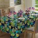 XCHI Soccer Graffiti Trophy World Cup Tablecloth Rectangle Table Cloth Table Covers for Indoor Dining Game Day Soccer Party Home Decorations 60x84 Inch