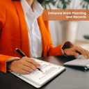 2026 Planner, Weekly and Monthly Planner for Women, Jan 2026 - Dec 2026 Pretty 2026 Calendar Planner with Monthly Tabs, Inner Pocket, Spiral Binding, Perfect for Office Home School - 6.3" x 8.5", Fluttering Night