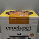 Crock-Pot 7 Quart Oval Manual Slow Cooker, Stainless Steel (SCV700-S-BR), Versatile Cookware for Large Families or Entertaining