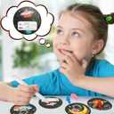 28 Pack Space LED Finger Lights,Valentines Day Gifts for Kid with Valentine Cards Exchange Gifts School Classroom Prizes Valentines Day Gifts for Kids Boy Girl Valentine Party Favors