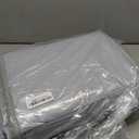 Kayne Studio Blue Fog Pinch Pleated Full Blackout Curtains, Linen Blend Room Darkening Thermal Insulated Soundproof Drapes, 108 Inch Back Tab Window Curtains for Living Room Bedroom(2 Panels,40"x108")