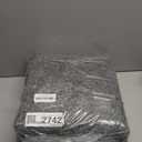 FinRec 5x7 Washable Area Rugs for Bedroom Living Room, Low Pile Thin Rug Solid Color, Non-Slip Carpet Indoor for Home Decor (Grey)