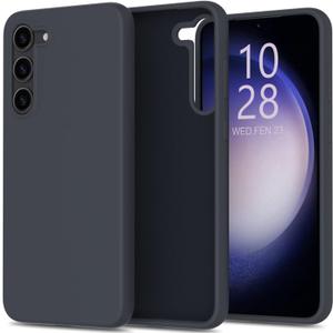 bemal for Samsung Galaxy S25 Case - Smooth Silky Liquid Silicone - Slim Fit Soft Microfiber Lining - Designed for Women and Girls - Shockproof Protective Phone Cover 6.1"- Dark Blue