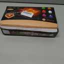 Red Green Happy Birthday Balloons Decorations Christmas Birthday Balloon Letters Banner with 6 Pcs Star Balloons Artificial Rose Petal 24 Flameless LED Candles for Room Hotel Party Supplies