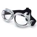 evomosa Motorcycle Goggles Vintage Pilot Goggles Retro Motocross Goggle Outdoor Eyewear Sports Glasses for Half Helmet