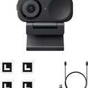 Insta360 Link 2 C AI-Powered 4K Webcam with 1/2" Sensor for Increased Detail, Pro Audio, Gesture Control, HDR, AI Tracking, Deskview and Streamer Mode - Built-in Privacy Protection