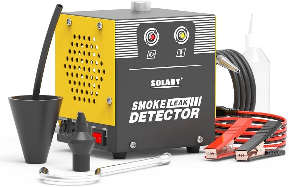 Solary Smoke Machine Automotive - Evap Smoke Machine Leak Tester, Built-in Air Compressor Motor