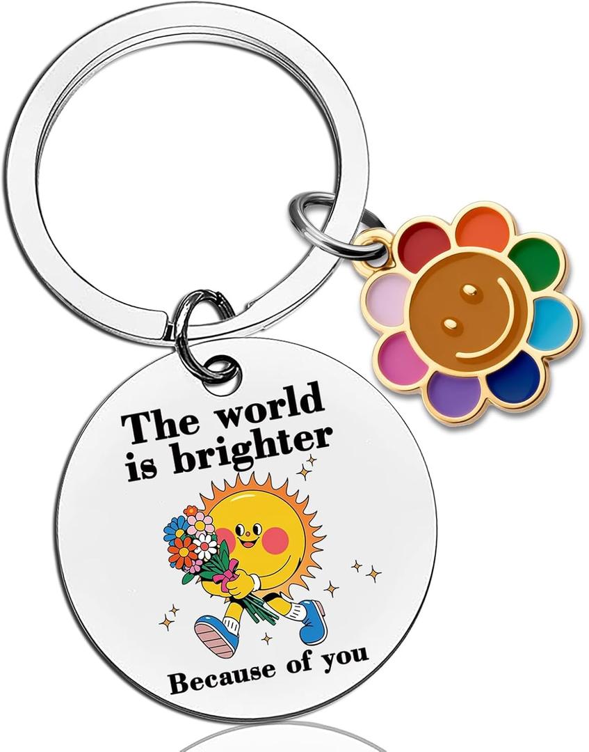 Stocking Stuffers For Women Thank You Gifts Friendship Keychain Appreciation Gifts For Friend Mom Teacher Nurse Coworkers Retirement Inspirational Personalized Gift For Birthday