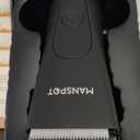 MANSPOT Manscape Groin & Body Hair Trimmer for Men, Electric Ball Pubic Trimmer Shaver,Manscape Kit with 4 Guard,Replaceable Ceramic Blade Heads,Waterproof Wet/Dry Shaver,90 Minutes Shaving (Black)