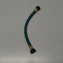 PVC Garden Hose 1/2 Inch, Flexible Water Hose with Male and Female Fittings, No Leaking, Heavy Duty, for Household, Outdoors, Lawns, Patio (1 FT, Green, Plastic Fittings)