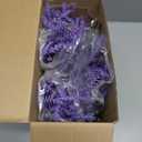 30 Bundles Artificial Lavender Outdoor UV Resistant Fake Lavender Flowers No Fade Faux Plastic Plants 15 inch Greenery Stems Decor for Indoor Outside Vase Bouquet Garden Porch Home Wedding (Purple)
