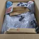 ELABEST Ergonomic Office Chair,Home Desk Chair with Mesh Back,Adjustable Lumbar Support,Built-in Springs Wide Seat,Executive Task Chair with 3-D Big Armrests,Tilt Function,Computer Desk Chair (Black)