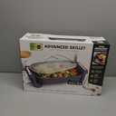 GreenPan Advanced 12 X 15 Electric Skillet with Lid, 7QT Capacity for Family Meals, Healthy Ceramic Nonstick PFAS-Free Coating, Fry, Saut, Steam, Simmer, Sear, Stir Fry, Dishwasher Safe, Graphite