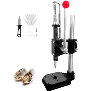 Oyster Shucking Machine, Manual Oyster Shucker Tool, Oyester Shells Opener with High Hardness Needle, Adjustable Height Seafood Shucking Tools for Oyster Clams Scallops Shellfish