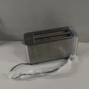 Mueller UltraToast Full Stainless Steel Toaster 4 Slice, Long Extra-Wide Slots for Bagels and Waffles, 6 Browning Levels, LED Display, Cancel/Defrost/Reheat Functions & Removable Tray, Kitchen Gadgets