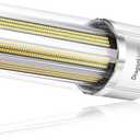 DragonLight 240W Commercial Grade Corn LED Light Bulb (1000 Watt Metal Halide/HID/HPS Replacement) E39 Large Mogul Base LED Lamp 3000K Warm White 32,400LM for High Bay Area Lighting