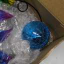 Solar Wind Spinners Outdoor, Solar Wind Spinner with Cracked Ball Lights,Garden Spinners for Yard, Garden, Patio, Lawn Decor (Purple)