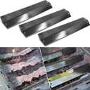 Heat Plates Shield Replacement for Chargriller 5050, 3001, 3008, 3030, 4000, 5252, 5650, Grill Parts Kit for King Griller 3008, 5252, Heat Deflector 95051