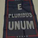 E Pluribus Unum Garden Flag - 12x18 Inch Double Sided Political Garden Flags, Vertical 100% Polyester, Weather-Resistant Outdoor Yard Lawn Decoration