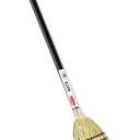 Rubbermaid Commercial Products Lobby Straw/Corn Broom Brown 38-Inch Indoor/Outdoor Broom for Courtyard/Garage/Lobby/Mall/Office