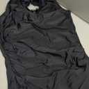 Smismivo High Neck Modest Swimsuits for Women Tummy Control One Piece Bathing Suit Ruched Full Coverage Slimming Swimwear Black at Amazon Womens Clothing store (Large)