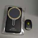 Vlog Selfie Monitor Screen iPhone, 4K 60fps Recording, Wireless Screen Mirroring with Remote Control, Magnetic Fixation, 180 Rotation, 3 Levels of Brightness, Compatible with iPhone & Android (Black)