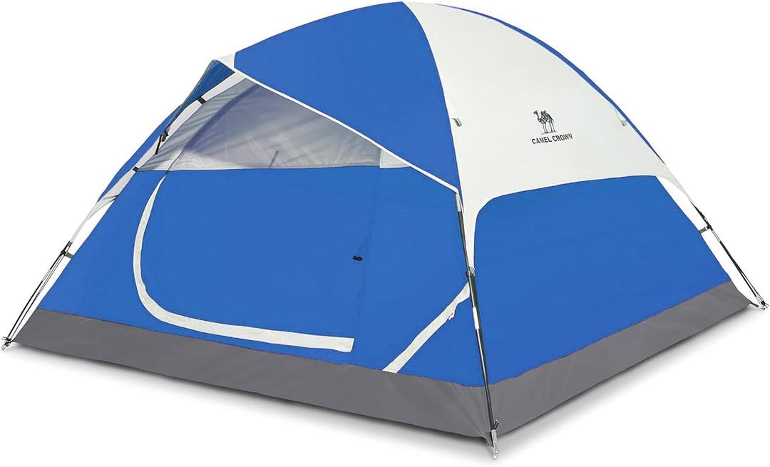 CAMEL CROWN Tents for Camping 3-4 Person Camping Dome Tent, Waterproof,Spacious, Lightweight Portable Backpacking Tent for Outdoor Camping/Hiking