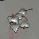 Moxweyeni 2 Pack Metal Heart Wall Decor Valentines Heart Decorations Galvanized Vintage Hearts Hanging Sign Rustic Country Love Wall Art for Couples Anniversary Gift Indoor Outdoor Home