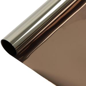 HOHOFILM 60" x 9.8ft Roll Bronze Silver Window Film One Way Vision Privacy Protection Residential Glass Tint Self Adhesive Sun Blocking Heat Control