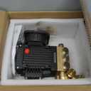 4200 PSI Pressure Washer Pump, 4.0 GPM, 28mm Shaft Triplex Plunger Pump, Direct-Drive Brass Head Replacement for 3-13.5 HP Motors  Horizontal Mount, SAE 15W-40 Oil Recommended