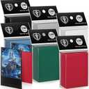 600 Pack MTG Card Sleeves, Matte Dual Card Sleeves with Opaque Back & Smooth Shuffle, Tear Resistant Card Protectors for MTG, TCG and Game Cards (6 Colors)