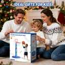 HYES Toddler Basketball Hoop, Adjustable Height Indoor Basketball Hoop for Kids 1-3, Foldable Mini Basketball Goal with 3 Balls, Outdoor Poolside Sport Toy, Birthday for Baby Boys Girls