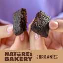 Natures Bakery Double Chocolate Brownie Bars, Whole Grains, Dates, and Cocoa, Plant Based, Dairy-Free, Snack Bar, Box of 12 twin packs