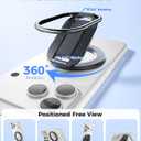 [2026 Upgraded] SUPERONE MagSafe Phone Grip for MagSafe Kickstand, Removable Cell Phone Grip Magnetic Ring Holder with Two-Sided Magnets, Mag Safe Ring Stand Loop for iPhone 17/16/15/14/13/12 Series