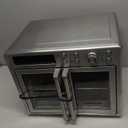 Midea Flexify French Door Toaster Oven Air Fryer Combo, 26.4 QT, Extra Large Air Fryer Countertop Oven 10-in-1 Combo, 25% Faster Cooking and 90% Less Oil, Stainless Steel