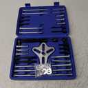 Thorstone 46pcs Harmonic Balancer Puller Set, Steering Wheel Flywheel Crankshaft Pulley Puller