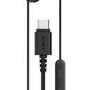 Sony IER-EX15C USB-C Plug, Wired in-Ear Headphones for iPhone and Android Phones, with Built-in Multi-Function Button, Volume and Mic Control, Supports USB Audio Class 1.0 Devices, Black