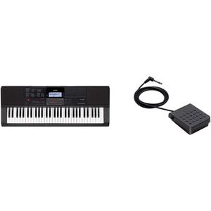 Casio CT-X700 61-Key Portable Keyboard + Casio SP-3 Pad-Style Sustain Pedal