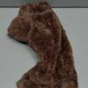 Idepet Velvet Dog Pajamas, Turtleneck Dog Sweater Fuzzy Plush Onesie Soft Cat Apparel Pet Clothes Winter Outfit Doggy Pjs Puppy Jumpsuit for Small Dogs Cats (Brown,S)