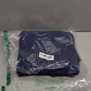 Royale Linens 100% Organic Cotton Fitted Sheet - Percale Weave - Super Soft Deep Pocket Bottom Sheets - Navy Elastic Sheet Twin Size - Twin Fitted Sheets Only - (39"x75"+15", Navy)