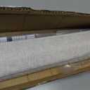 LazBlinds No Drill Cordless Roman Shades for Windows, 35.5"W x 60"H,Natural