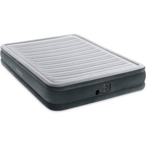 Intex Comfort Plush Mid Rise Dura-Beam Airbed with Internal Electric Pump, Bed Height 13", Queen