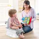 CheerTry 2-in-1 Toddler Potty Training Toilet - Larger Potty Chair & Detachable Training Seat for Boys & Girls Ages 1-3 with Flushing Sound, Wipes Storage, Toilet Paper Holder - Grey