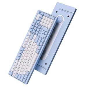 OOCTPK Mechanical Keyboard, Chilkey ND104 Gaming Keyboard Wireless with LCD Screen, Bluetooth/ 2.4G/ USB-C, Hot Swappable Per-Key RGB Custom, Full-Aluminum, PC/ Mac Support