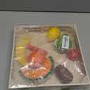 Melissa & Doug Wooden Cutting Fruit Toy Food Set & Pretend Play Kitchen Accessories, Preschool Learning Toys for Girls & Boys 3+ (11.8 x 10.85 x 1.95)