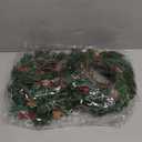 JEXINE Christmas Wreath for Front Door Wall Windows 18 inch Artificial Xmas Decoration with Pine Cone Berries Indoor Outdoor Deco, Pack 2